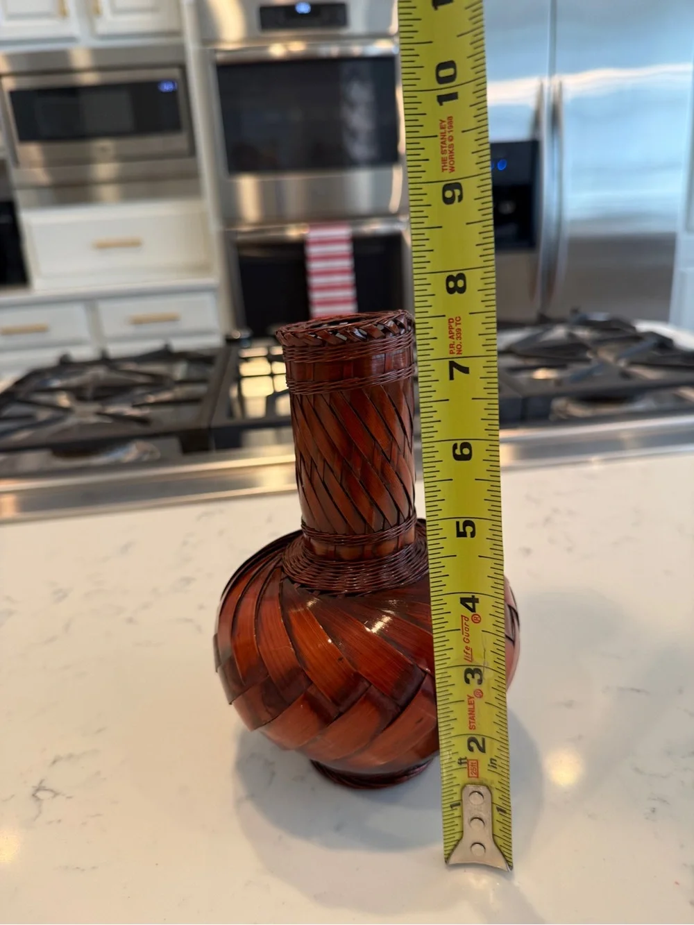 Woven Bamboo Rattan Vase overall dried beautiful
